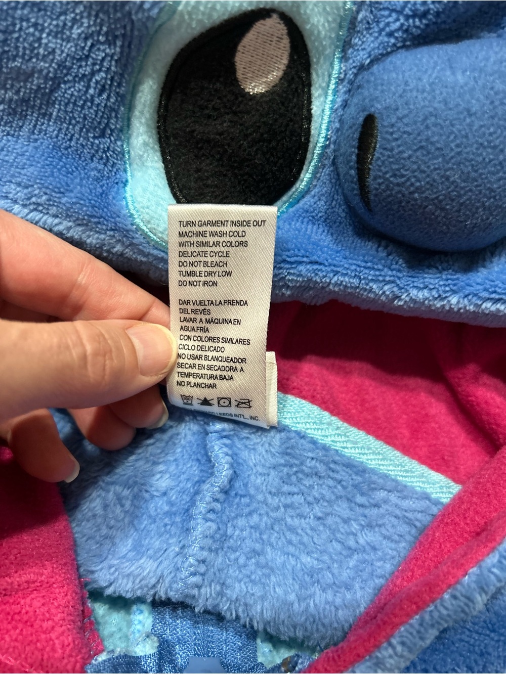 Disney’s Stitch Hooded Adult Onesie - Picture 7 of 9
